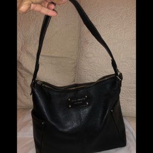 Kate Spade black leather bag